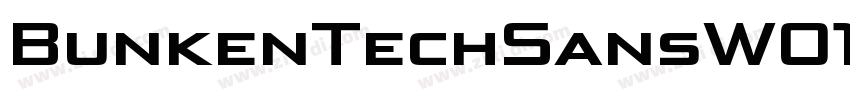 BunkenTechSansW01 E字体转换